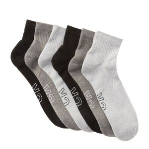 (HA) New Calvin Klein Athletic Crew Socks 6 Pairs